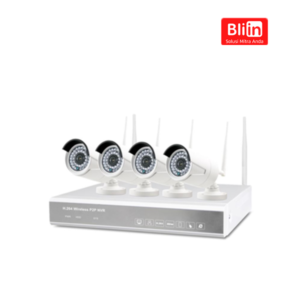 Wireless WIFI IP Camera and NVR Kit 4 Chanel