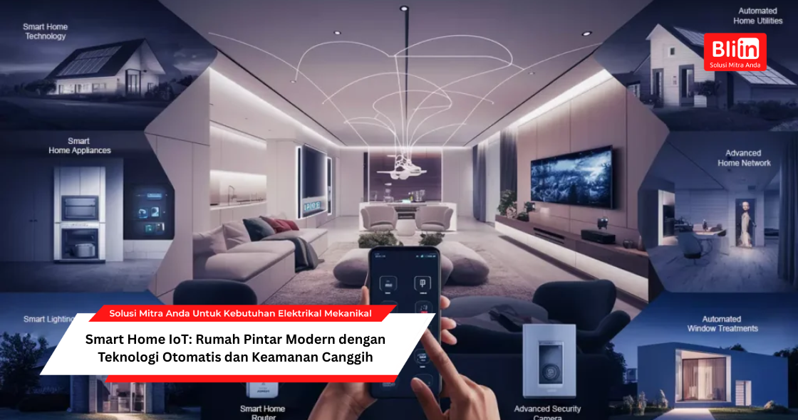 Rumah Pintar Modern dengan Teknologi Otomatis dan Keamanan Canggih
