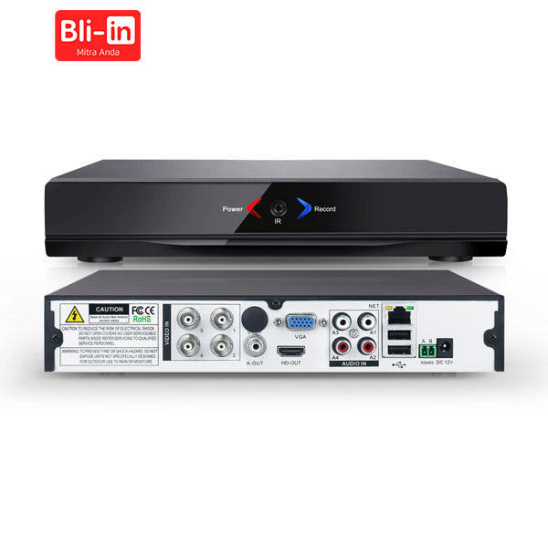AHD/CVI/TVI/CVBS/IP Five in one 1080N 4CH DVR - Image 2