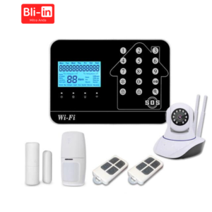 Wireless WIFI PSTN+GSM Home Alarm